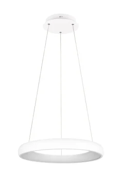Trio Lighting riippuvalaisin Cardona LED 62 cm mattavalkoine
