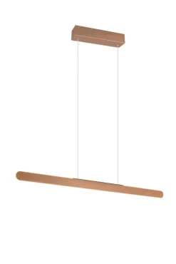 Trio Lighting riippuvalaisin Helios LED 100 cm kahvinruskea