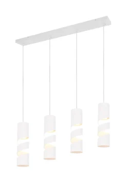 Trio Lighting riippuvalaisin Stream 4-os GU10 mattavalkoinen