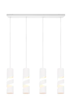 Trio Lighting riippuvalaisin Stream 4-os GU10 mattavalkoinen