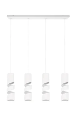 Trio Lighting riippuvalaisin Stream 4-os GU10 mattavalkoinen