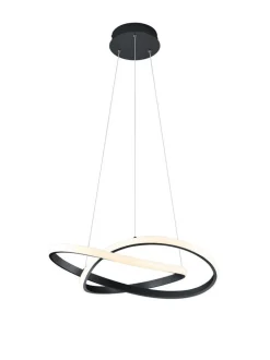 Trio Lighting riippuvalaisin Course mattamusta