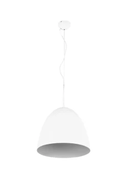 Trio Lighting riippuvalaisin Tilda 40 cm E27 mattavalkoinen