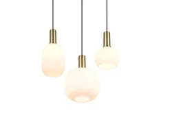 Trio Lighting riippuvalaisin Diva 3-os E27 mattamessinki/val