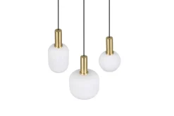 Trio Lighting riippuvalaisin Diva 3-os E27 mattamessinki/val