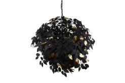 Trio Lighting riippuvalaisin Leavy 70 cm 4xE14 mattamusta