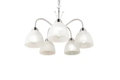 Trio Lighting riippuvalaisin Dobby 5-os E27 harjattu teräs/a