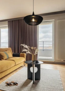 Trio Lighting riippuvalaisin Colino E27 mattamusta