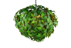 Trio Lighting riippuvalaisin Leavy 70 cm 4xE14 vihreä