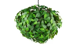 Trio Lighting riippuvalaisin Leavy 70 cm 4xE14 vihreä