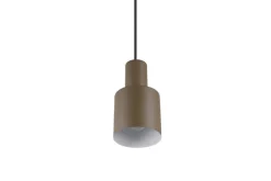 Trio Lighting riippuvalaisin Agudo 1-os E27 harmaanruskea