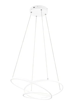 Trio Lighting riippuvalaisin Darvin LED 64 cm mattavalkoinen