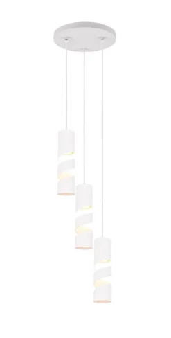 Trio Lighting riippuvalaisin Stream 3-os GU10 mattavalkoinen