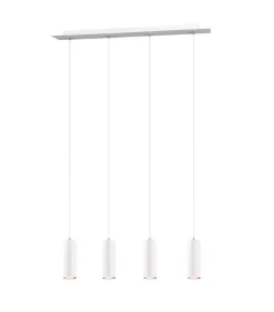 Trio Lighting riippuvalaisin Marley 4-os 75 cm GU10 valkoine