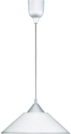 Trio Lighting riippuvalaisin Diego E27 valkoinen