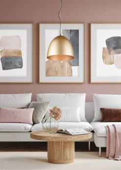 Trio Lighting riippuvalaisin Tilda 40 cm E27 mattamessinki