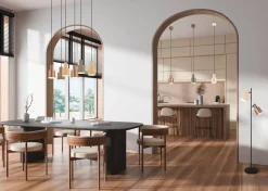 Trio Lighting riippuvalaisin Agudo 1-os E27 kellertävänruske