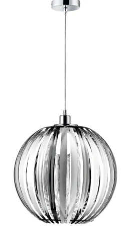 Trio Lighting riippuvalaisin Zucca 40 cm E27 kromi