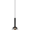 Trio Lighting riippuvalaisin Clayton 1-os E27 mattamusta