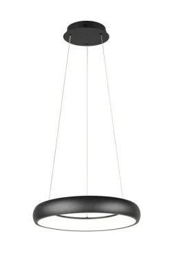 Trio Lighting riippuvalaisin Cardona LED 47 cm mattamusta