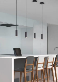 Trio Lighting riippuvalaisin Marley 4-os 75 cm GU10 mattamus