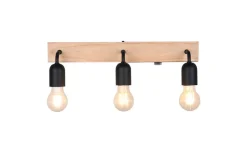Trio Lighting seinävalaisin Arturo H2O 3-os E27 puu/mattamus