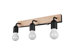 Trio Lighting seinävalaisin Arturo H2O 3-os E27 puu/mattamus