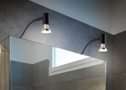 Trio Lighting seinävalaisin Giada H2O 1-os GU10 mattamusta