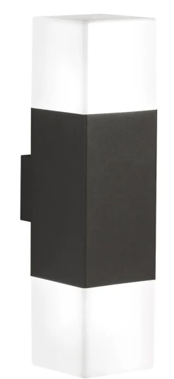 Trio Lighting seinävalaisin Hudson 2-os E14 antrasiitti