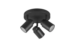 Trio Lighting spottivalaisin Angelo H2O 3-os GU10 mattamusta