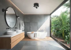 Trio Lighting spottivalaisin Angelo H2O 3-os GU10 mattamusta