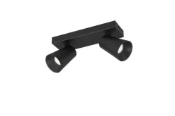 Trio Lighting spottivalaisin Sharp 2-os GU10 mattamusta/kult