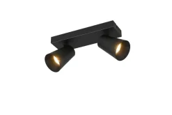 Trio Lighting spottivalaisin Sharp 2-os GU10 mattamusta/kult