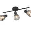 Trio Lighting spottivalaisin Tarifa 3-os E14 mattamusta/krom