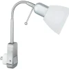 Trio Lighting spottivalaisin Ligara E14 pistokkeella harjatt