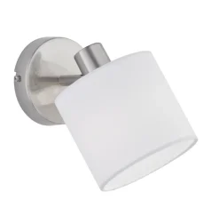 Trio Lighting spottivalaisin Tommy 1-os E14 harjattu teräs/v