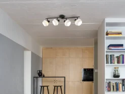 Trio Lighting spottivalaisin Isla 4-os E14 lämmin harmaa/mat