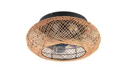 Trio Lighting tuuletinkattovalaisin Lillesand 4xE27 mattamus