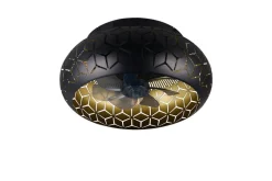 Trio Lighting tuuletinkattovalaisin Bidar 3xE27 mattamusta/k