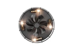 Trio Lighting tuuletinkattovalaisin Trondheim 4xE27 mattamus