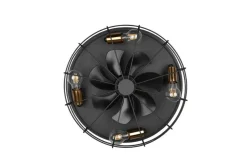 Trio Lighting tuuletinkattovalaisin Trondheim 4xE27 mattamus