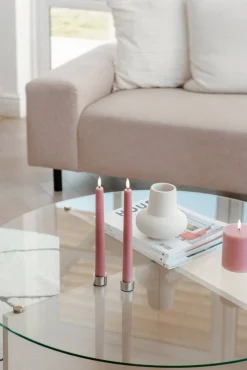 Uyuni kynttilänjalka kruunukynttilälle 3,25x2,32 cm Chrome 2