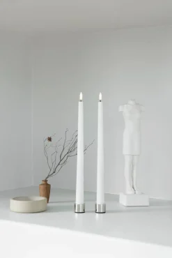 Uyuni kynttilänjalka kruunukynttilälle 3,25x2,32 cm Chrome 2