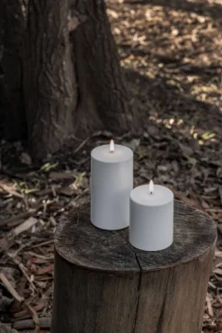 Uyuni LED kynttilä ulkokäyttöön 8,4x15 cm valkoinen