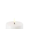 Uyuni LED pöytäkynttilä 7,8x10 cm valkea smooth