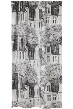 Vallila Puukylä valmisverho 140x250 cm harmaa