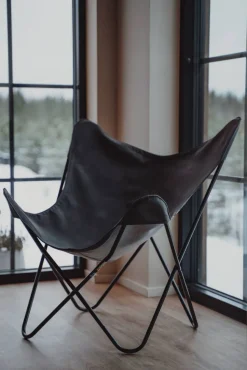 Varax Lepakkokangas 36A musta keinonahka