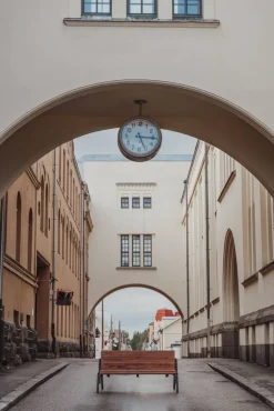 Varax penkki Frida, mustalla rungolla