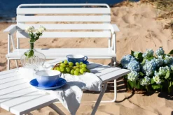 Varax penkki Retro 322 2-h valkoinen