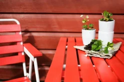 Varax Pöytä Retro 401 punavalkoinen